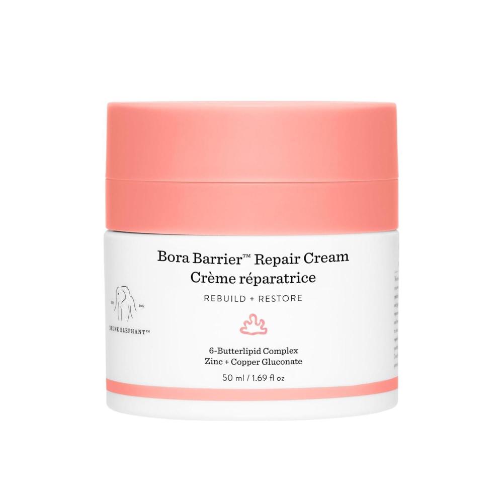 imageDrunk Elephant Bora Barrier Repair Cream  50 ml169 fl oz  UltraRich Moisturizer  Clean Clinical Skincare  CrueltyFree  DermatologistTested  Free of Essential Oils Silicones and Fragrance