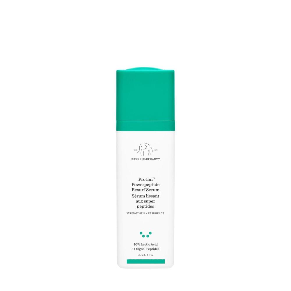 imageDrunk Elephant Protini Powerpeptide Resurf Serum  30 ml1 fl oz  Exfoliating Lactic Acid AHA Serum  Clean Clinical Skincare  CrueltyFree  Free of Essential Oils Silicones and Fragrance