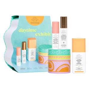 Drunk Elephant Daytime Exhibit – Protini Polypeptide Cream (50ml/1.69 fl oz), D-Bronzi (8ml/.27 fl oz), C-Luma Hydrabright Serum (15ml/.50oz), C-Tango Eye Cream (5ml/.16 fl oz) – Holiday Gift Set